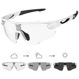 1 x RAW Customer Returns X-TIGER Cycling Glasses Self-tinting Sunglasses Men Women Photochromatic Sports Glasses TR90 Frame for MTB Cycling Running - RRP €27.99