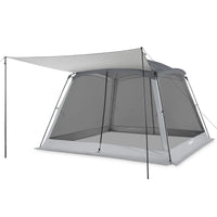 1 x RAW Customer Returns ATTONER Pavilion 305x305x213cm Camping Tent 6-8 Person Outdoor with UV Protection, Quick Assembly, Windproof, Ventilated and Breathable, Suitable for Garden Parties, Beach, Camping - RRP €142.15