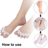 3 x Brand New Toe spreader silicone, toe separator, toe separator, correction for all toes, 4 pieces silicone toe separator for pedicure toe correction hallux valgus splint ball protection, foot toe spreader - RRP €26.13