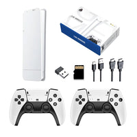 1 x RAW Customer Returns POFET Retro Game Stick Wireless Revisit Classic Game Console with Built-in 64GB Card Super Wireless USB Game Console Plug and Play TV Stick with 2 Controllers - RRP €33.99