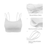 1 x Brand New SHEKINI Women s Bra without Wire Sleep Bra with Padded Comfortable Lightweight Bralette Bustier Yoga Bra - RRP €16.89