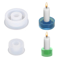 2 x Brand New 2 Pack Silicone Candle Holder Molds, Round Candle Holder Molds, Candle Holders, 3D Silicone Molds, Candle Holders for Home Decor, DIY Gifts - RRP €33.6