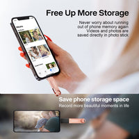 1 x RAW Customer Returns WIGONT 64GB USB stick for iPhone USB stick, 3-in-1 USB stick for iPhone memory stick, photo stick compatible iPhone iPad PC Type C Android, memory stick iPhone for storing more photos and videos.  - RRP €17.89