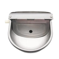 4 x Brand New Automatic Animal Water Bowl, Stainless Steel Drinker with Floating Valve for Horse, Goat, Beef, Pig, Dog - RRP €143.96