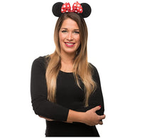 26 x Brand New YKKJ Mouse Ears Headband, Minnie Mouse Ears Mickey Headband for Masquerade, Birthday Party, Party Night, Cartoon Club Red and Black  - RRP €193.44