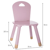 1 x RAW Customer Returns Atmosphera - Children s chair Douceur pink - Pink - RRP €29.41