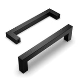 1 x RAW Customer Returns Amerdeco Pack of 25 Furniture Handles Stainless Steel Black Cabinet Handles Kitchen Handles 128 mm Hole Spacing Drawer Handles Drawer Handles Handles for Kitchen Cupboards Wardrobe - RRP €45.99