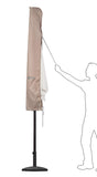 1 x RAW Customer Returns Sekey protective cover for 300 cm parasol, cover for parasol, taupe - RRP €22.76