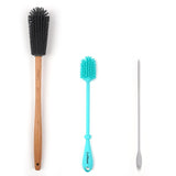 41 x Brand New LeMuna Premium Bottle Brush Cleaner Set Silicone Bottle Brush with Long Wooden Handle Silicone Bottle Brush Silicone Straw Brush , Superior Bottle Cleaning Brush for Efficient Cleaning - RRP €533.0