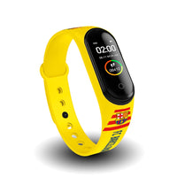 1 x RAW Customer Returns FIT FUN Smart Band Activity Bracelet with Official FC Barcelona Strap - RRP €34.61