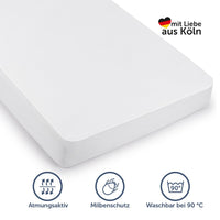 1 x RAW Customer Returns Blumtal set of 2 waterproof mattress protectors 160x200cm - Oeko-Tex certified, breathable mattress topper, tension fixation, no crackling - RRP €36.38