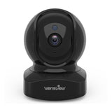 2 x RAW Customer Returns wansview 2K Indoor Wifi Camera, Indoor Wifi Surveillance Camera with Two-Way Audio and Works with Alexa, Wifi Surveillance Camera with Real-Time Notifications black  - RRP €59.0