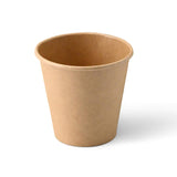 1 x RAW Customer Returns BIOZOYG 50x paper cups 150 ml 6 oz, 80 mm brown - disposable cups plastic-free and made from sustainable materials - disposable coffee cups - RRP €13.01