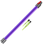 1 x RAW Customer Returns Italdos Telescopic Tube Rigid Extension Rod compatible for Dyson V11 V10 V15 V8 V7 Length 73cm Quick Release Tube - Purple - RRP €32.99