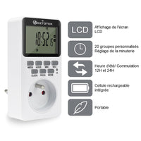 1 x RAW Customer Returns Socket with digital timer - RRP €39.99