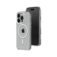 1 x RAW Customer Returns RhinoShield Clear Case compatible with MagSafe for iPhone 15 Pro Max Superior magnetic strength, yellowing resistance, crystal clear, optimal protection and customizable - white camera ring - RRP €47.39