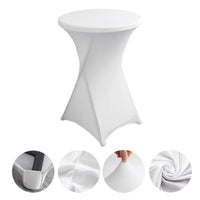 1 x RAW Customer Returns pieces stretch bar table cover standing tablecloth 80 x 110cm elastic tablecloths for bar counter, round table wedding, birthday party - RRP €24.99