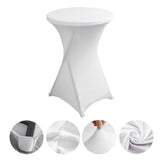 1 x RAW Customer Returns pieces stretch bar table cover standing tablecloth 80 x 110 cm elastic tablecloths for bar counter, round table wedding, birthday party - RRP €22.99