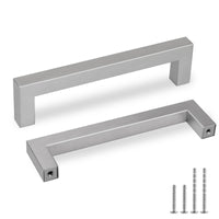 1 x RAW Customer Returns LONTAN 10 pieces kitchen handles 128 mm hole spacing furniture handles stainless steel kitchen handles brushed stainless steel cabinet handles handles for kitchen cabinets door handles kitchen drawer handles - RRP €24.99