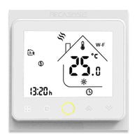 1 x RAW Customer Returns BecaSmart Series 002 WiFi Heating Thermostat for Boiler, 5 2 Programmable Control Smart Thermostat with Smart Life Tuya, Compatible with Alexa, Google Home White Heater  - RRP €45.99