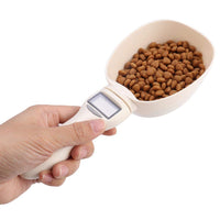 1 x RAW Customer Returns Pet Food Scale, Pet Dog Food Scoop, Electronic Pet Food Measuring Spoon, Cat Dog Food Measuring Tool - RRP €17.72