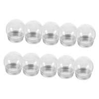 1 x RAW Customer Returns BUGUUYO Snow Globe 10 Pieces Mini Snow Globes DIY Snow Globes For Adults Unique Fillable Plastic Globes Plastic Snow Globes Compact Plastic For - RRP €17.69