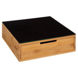 1 x RAW Customer Returns Capsule stand 2 drawers bamboo - 5 five simply smart - RRP €22.18