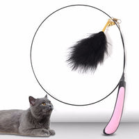 2 x Brand New MMIAOO 4 x Cat Feather Stick, Cat Feather Toy, Interactive Cat Toys for Cats and Kittens, Fun Exercise - RRP €40.8