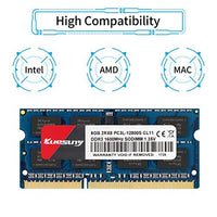 1 x RAW Customer Returns Kuesuny 16GB Kit 2x8GB DDR3L 1600MHz SODIMM RAM 16GB DDR3 PC3 PC3L-12800S 1.5V 1.35V CL11 204Pin 2RX8 Dual Rank Non-ECC Memory DDR3L RAM PC3 Sodimm for Notebook Laptop Upgrade - RRP €24.18