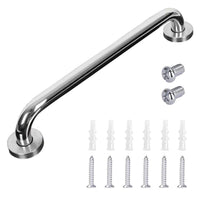 6 x Brand New Voarge stainless steel grab bar, bathtub handle, wall handle, shower handle, for bathtub, handle, bathroom, shower or toilet, wall mounting, 30 cm  - RRP €151.2