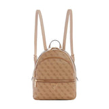 1 x RAW Customer Returns GUESS Large Manhattan Backpack, Latte Logo, One Size for Women - RRP €114.1