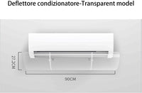 1 x RAW Customer Returns Mr.You wall-mounted air conditioners, anti-direct blowing, adjustable angle fuchs - RRP €33.6