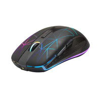 1 x RAW Customer Returns Rii RM200 2.4G Wireless Mouse 5 Buttons Rechargeable Mobile Optical Mouse with Nano USB Receiver, 3 Adjustable DPI Levels, Colorful LED Lights for Laptop, PC - Black - RRP €16.99