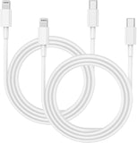 1 x RAW Customer Returns Pack of 2 USB C to Lightning cables 1 m, iPhone charging cable certified Apple MFi USB C fast charging for iPhone 13 13 mini 13 Pro 13Pro Max 12 12 mini 12Pro 12 Pro Max 11 X XS XR 8 Plus M acbook - RRP €11.99