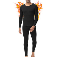 1 x Brand New Figninget Thermal Underwear Men s Thermal Undershirt Men s Warm Underwear Men s Winter Underwear Men s Ski Underwear Men s Thermal Underwear Men Black 2XL - RRP €27.6