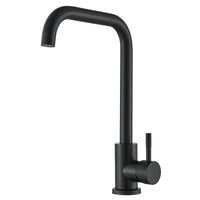 1 x RAW Customer Returns Kitchen faucet black kitchen faucet stainless steel, kitchen faucet 360 rotation mixer tap kitchen with high spout, sink faucet G3 8 connections, kitchen faucet black high spout - RRP €25.63