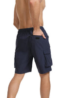 1 x RAW Customer Returns Tansozer Men s Hiking Shorts with Zipper Pockets, Ultralight, Breathable, Quick-drying and Waterproof Outdoor Hiking and Climbing Summer Shorts Blue XL - RRP €33.02