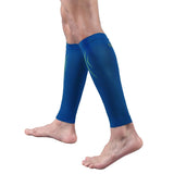 5 x Brand New  MD Calf Sleeve Compression Leggings Compression Socks for Patellar Pain Calf Pain Relief - Men, Women and Runners - Leg Warmer Keep Running, Cycling, Nurses BlueS - RRP €114.0