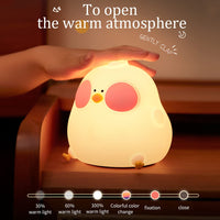 1 x RAW Customer Returns URAQT Kids Night Light, 7 Colors Baby Night Lamp with Remote Control, Timer, Touch Sensor, LED Portable USB Rechargeable Night Lamp, for Kids Bedroom Newborn Gift - RRP €17.99