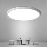 1 x RAW Customer Returns Osairous LED ceiling light 30cm, 24W flat round ceiling lamp, IP44 waterproof, 6500K 2160LM cool white lamps for living room, bedroom, bathroom, kitchen lamp, hallway - RRP €20.16