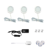 7 x RAW Customer Returns Vlio LED cabinet lighting set of 3, LED under-cabinet lights warm white, cabinet light display cabinet lighting 7.5W 750LM LED kitchen lamps for cabinets, wine cabinets, wardrobes, kitchens - RRP €139.93