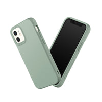 1 x RAW Customer Returns RhinoShield Case Compatible with iPhone 12 mini SolidSuit - Shock Absorbent Slim Design Protective Cover with Premium Matte Finish 3.5M 11ft Drop Protection Changeable Camera Rings - Sage Green - RRP €29.99