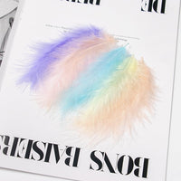 1 x RAW Customer Returns Raibertin Soft Turkey Marabou Feathers for DIY Crafts Earrings DIY Dream Catcher White  - RRP €36.0