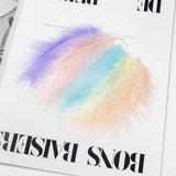 1 x RAW Customer Returns Raibertin Soft Turkey Marabou Feathers for DIY Crafts Earrings DIY Dream Catcher White  - RRP €36.0