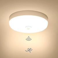 1 x RAW Customer Returns Combuh LED ceiling light with motion sensor indoor, round ceiling light 15W 3000k 1500LM warm white waterproof IP56, sensor ceiling light LED for hallway, garage, balcony, book, bathroom, cellar - RRP €18.14