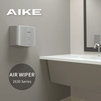 1 x RAW Customer Returns AIKE Hand Dryer 10 Seconds to Dry, Energy-saving High Speed Commercial Automatic Hand Dryer for Bathroom and Toilet AK2630S 1400W Silver - RRP €115.0