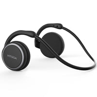 1 x RAW Customer Returns HTOOA Bluetooth Headphones Sport - Wireless Headphones On Ear with Clear Voice Capture Technology and Echo Cancellation Microphone for Gym, Sport, Running, Work - RRP €29.75