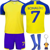 1 x RAW Customer Returns Football jersey for children, No. 7 jersey men s football, football jersey set children s T-shirt and shorts jersey football jersey with socks for children - RRP €35.28