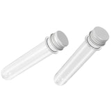 1 x RAW Customer Returns ZEONHEI 60Pcs 40ml Plastic Test Tubes 140x25mm Clear Screw Cap Test Tubes for Flower Candy Pearl DIY Home Decor - RRP €25.2