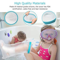 1 x RAW Customer Returns DOACT Baby Cast Protection Waterproof Protection Bands, Leg Protectors for the Bath and Shower for Children, Child Leg Casts 43 cm - RRP €18.26